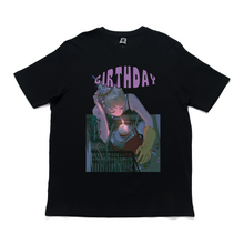 Load image into Gallery viewer, &quot;Birthday&quot; Cut and Sew Wide-body Tee White/Black