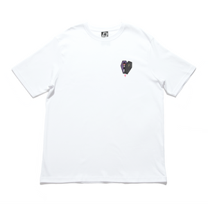 "Bless You" Cut and Sew Wide-body Tee White/Black
