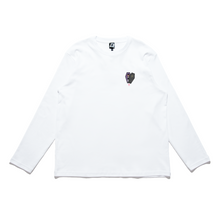Load image into Gallery viewer, &quot;Bless You&quot; Cut and Sew Wide-body Long Sleeved Tee White/Black