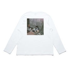 Load image into Gallery viewer, &quot;Home&quot; Cut and Sew Wide-body Long Sleeved Tee White/Beige