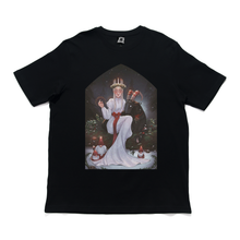 Load image into Gallery viewer, &quot;Scandinavian December&quot; Cut and Sew Wide-body Tee White/Black