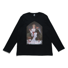 Load image into Gallery viewer, &quot;Scandinavian December&quot; Cut and Sew Wide-body Long Sleeved Tee White/Black