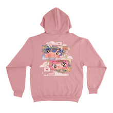 Load image into Gallery viewer, &quot;Love at First Sight&quot; Fleece Hoodie Light Pink