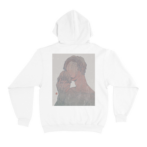 "Out of Mind" Basic Hoodie White