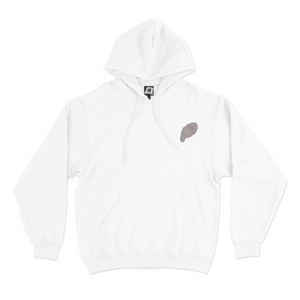 "Out of Mind" Basic Hoodie White