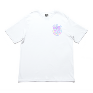 "Catguy" Cut and Sew Wide-body Tee White