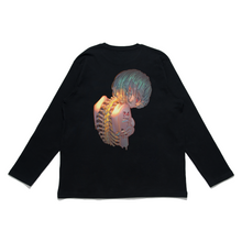 Load image into Gallery viewer, &quot;4&quot; Cut and Sew Wide-body Long Sleeved Tee Black