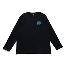 Load image into Gallery viewer, &quot;4&quot; Cut and Sew Wide-body Long Sleeved Tee Black