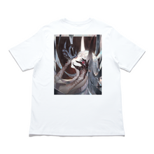 Load image into Gallery viewer, &quot;Cursed&quot; Cut and Sew Wide-body Tee White