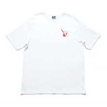 Load image into Gallery viewer, &quot;Cursed&quot; Cut and Sew Wide-body Tee White