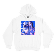 Load image into Gallery viewer, &quot;Blue&quot; Basic Hoodie White