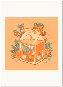 "Orange Milkbox" Giclee Art Print