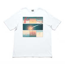 Load image into Gallery viewer, &quot;Days&quot; Cut and Sew Wide-body Tee White/Black