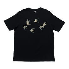 Load image into Gallery viewer, &quot;Seabirds&quot; Cut and Sew Wide-body Tee White/Black