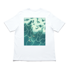Load image into Gallery viewer, &quot;Seabirds&quot; Cut and Sew Wide-body Tee White/Black