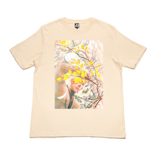 Load image into Gallery viewer, &quot;Eyeline 7&quot; Cut and Sew Wide-body Tee White/Beige