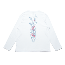 Load image into Gallery viewer, &quot;Eyeline 8&quot; Cut and Sew Wide-body Long Sleeved Tee White