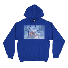 Load image into Gallery viewer, &quot;Eyeline 9&quot; Basic Hoodie White/Cobalt Blue