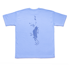 Load image into Gallery viewer, &quot;Eyeline 9&quot; Taper-Fit Heavy Cotton Tee Sky Blue