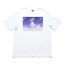 Load image into Gallery viewer, &quot;Galaxxea&quot; Cut and Sew Wide-body Tee White/Black
