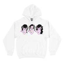 Load image into Gallery viewer, &quot;Kirukill&quot; Basic Hoodie White/Pink