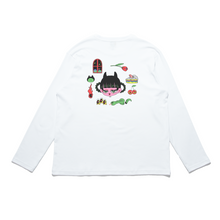 Load image into Gallery viewer, &quot;Akumu&quot; Cut and Sew Wide-body Long Sleeved Tee White