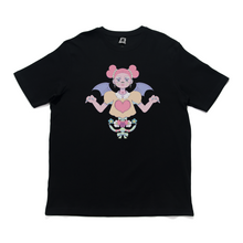 Load image into Gallery viewer, &quot;Rainbow Manananggal&quot; Cut and Sew Wide-body Tee White/Black