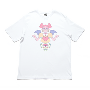 "Rainbow Manananggal" Cut and Sew Wide-body Tee White/Black