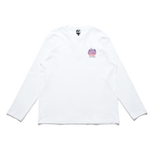 Load image into Gallery viewer, &quot;Don&#39;t Smoke&quot; Cut and Sew Wide-body Long Sleeved Tee White/Black