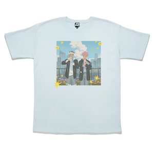 "Sunny Tunes v.1" Taper-Fit Heavy Cotton Tee Mint