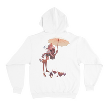 Load image into Gallery viewer, &quot;Aster and Rosie Chickens&quot; Basic Hoodie Black/White