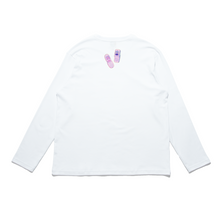 Load image into Gallery viewer, &quot;Ring Ring!&quot; Cut and Sew Wide-body Long Sleeved Tee White