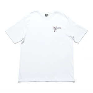 "Space Patrol" Cut and Sew Wide-body Tee White