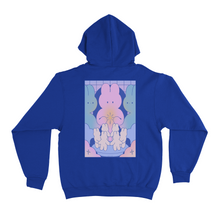 Load image into Gallery viewer, &quot;Bunny Supremacy&quot; Basic Hoodie Cobalt Blue/Light Pink