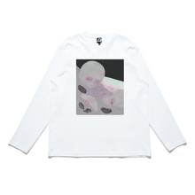 Load image into Gallery viewer, &quot;The Seashore&quot; Cut and Sew Wide-body Long Sleeved Tee White/Black