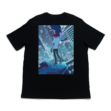 Load image into Gallery viewer, &quot;The Fear of Falling&quot; Cut and Sew Wide-body Tee White/Black