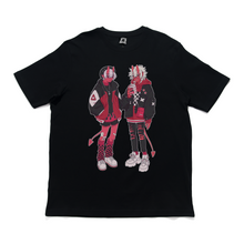 Load image into Gallery viewer, &quot;Oni Street Fashion&quot; Cut and Sew Wide-body Tee White/Black