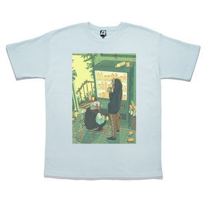 "Rusty Vending Machine" Taper-Fit Heavy Cotton Tee Mint