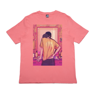 "The Other One" Cut and Sew Wide-body Tee Salmon Pink