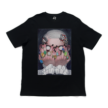 Load image into Gallery viewer, &quot;Arachnid&quot; Cut and Sew Wide-body Tee White/Black