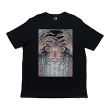 Load image into Gallery viewer, &quot;Anxiety&quot; Cut and Sew Wide-body Tee White/Black