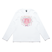Load image into Gallery viewer, &quot;Pinksick&quot; Cut and Sew Wide-body Long Sleeved Tee White/Black/Salmon Pink