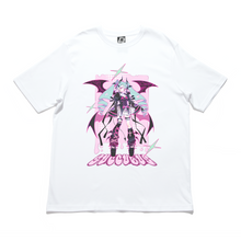 Load image into Gallery viewer, &quot;Succubus&quot; Cut and Sew Wide-body Tee White/Black