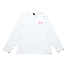 Load image into Gallery viewer, &quot;Succubus&quot; Cut and Sew Wide-body Long Sleeved Tee White/Black
