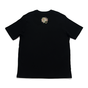 "Fluid" Cut and Sew Wide-body Tee Black