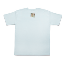 Load image into Gallery viewer, &quot;Stimulated&quot; Taper-Fit Heavy Cotton Tee Mint/Sky Blue