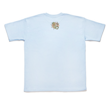 Load image into Gallery viewer, &quot;Stimulated&quot; Taper-Fit Heavy Cotton Tee Mint/Sky Blue