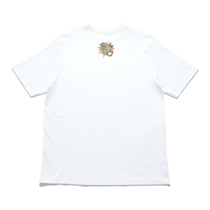 "Everything is Fine" Cut and Sew Wide-body Tee White