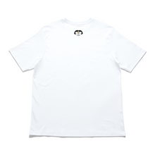 Load image into Gallery viewer, &quot;Brain Clutter&quot; Cut and Sew Wide-body Tee White/Black