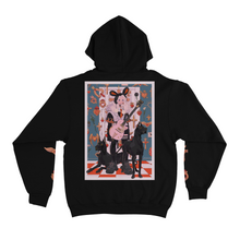 Load image into Gallery viewer, &quot;Guitar Hero&quot; Basic Hoodie Black/White